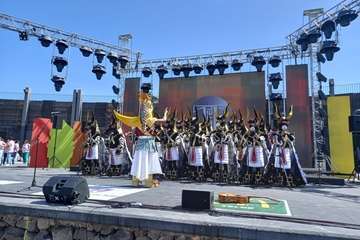 Carrera de Tacones del Carnaval de Telde 2023/TA e Ildefonso Rodríguez.
